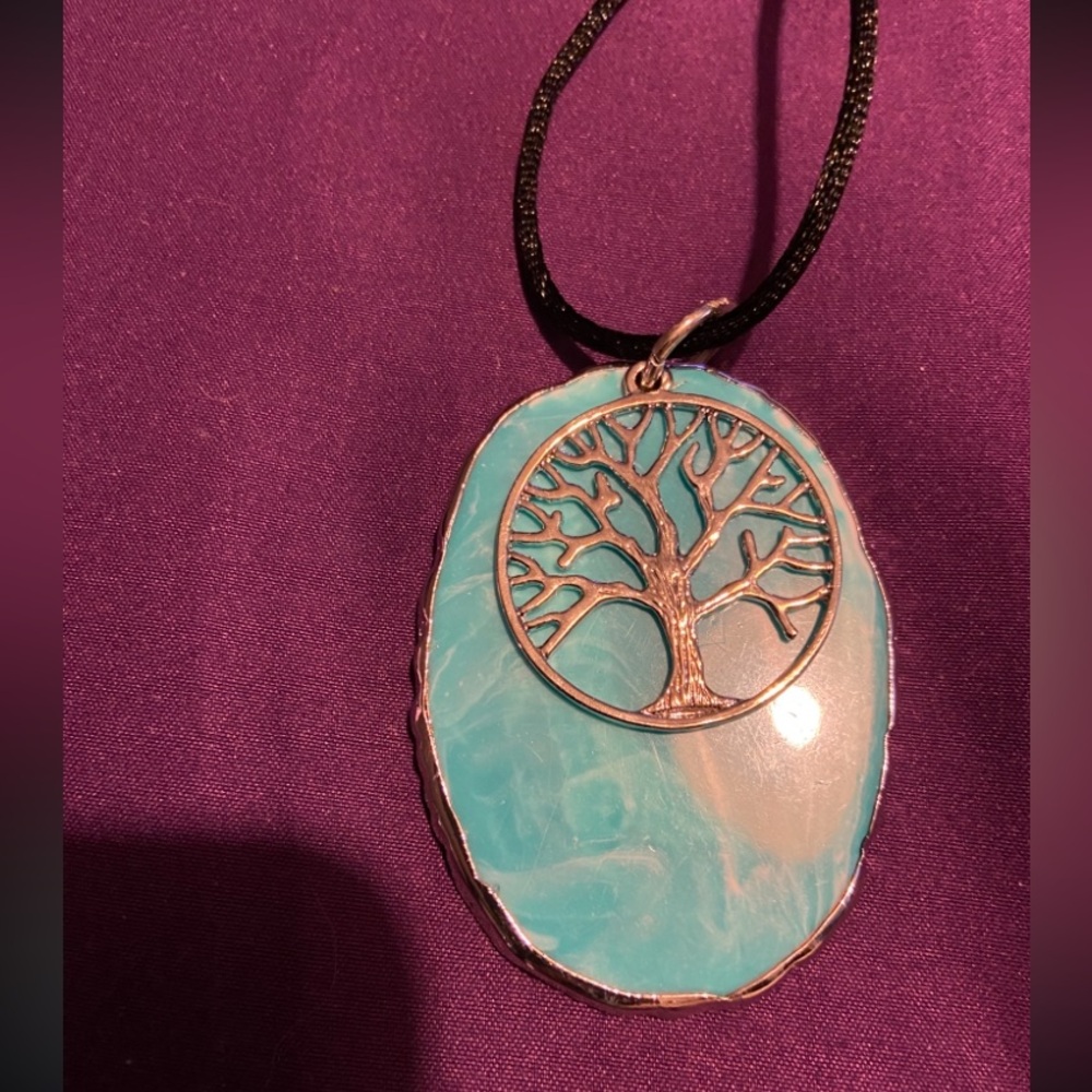 Steampunk Tree of Life Pendant Necklace